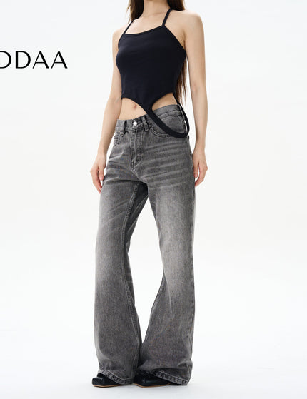 Smoke Gray Micro Flare Jeans for Men from Tail Lang’s Shop - S / Grey - Women’s Jeans