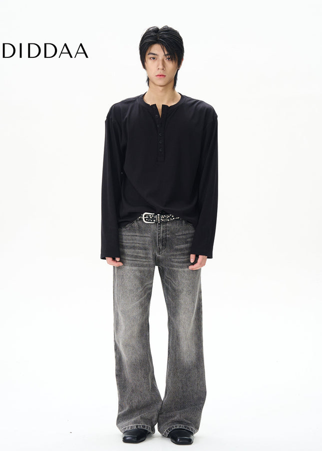 Smoke Gray Micro Flare Jeans for Men from Tail Lang’s Shop - Women’s Jeans
