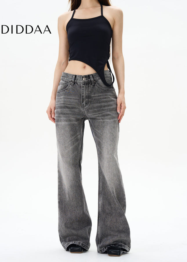 Smoke Gray Micro Flare Jeans for Men from Tail Lang’s Shop - Women’s Jeans