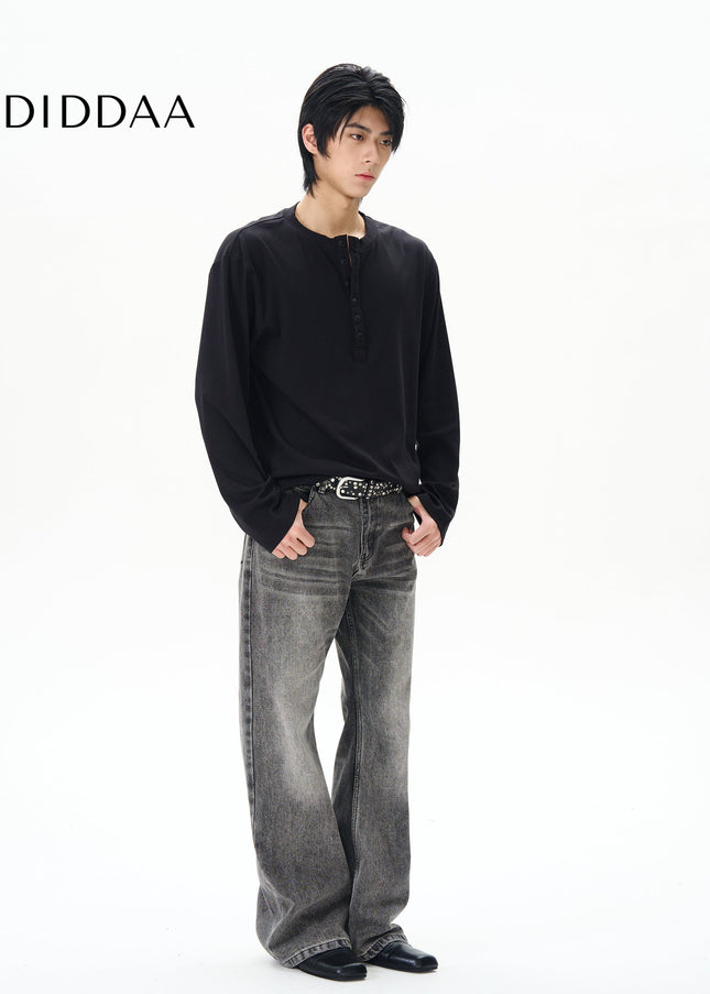 Smoke Gray Micro Flare Jeans for Men from Tail Lang’s Shop - Women’s Jeans