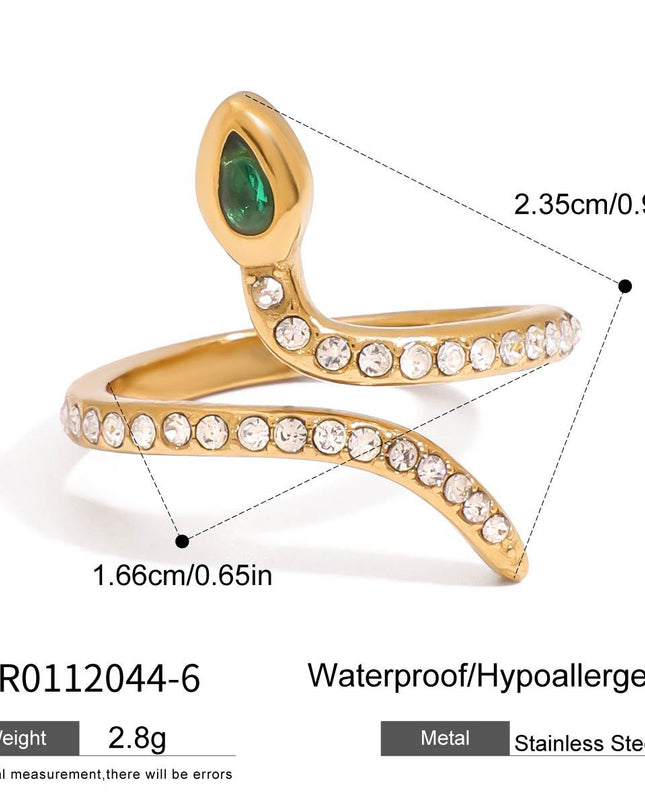 Star Snake Ring