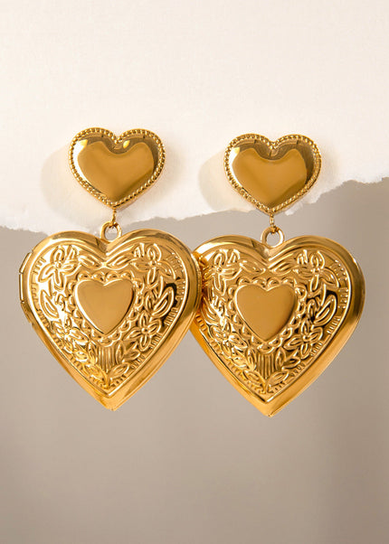 Jieding European and American titanium steel stud earrings light luxury high-end earrings earrings do not fade ear jewelry stainless steel cross-border