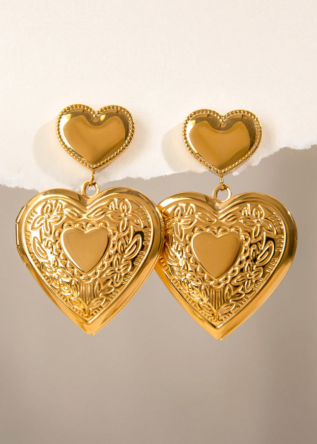 Jieding European and American titanium steel stud earrings light luxury high-end earrings earrings do not fade ear jewelry stainless steel cross-border