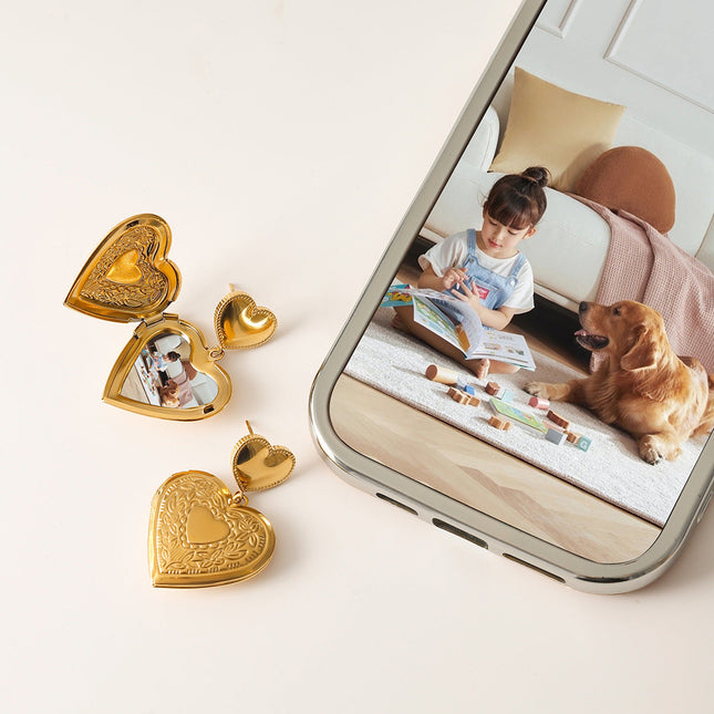 Jieding European and American titanium steel stud earrings light luxury high-end earrings earrings do not fade ear jewelry stainless steel cross-border