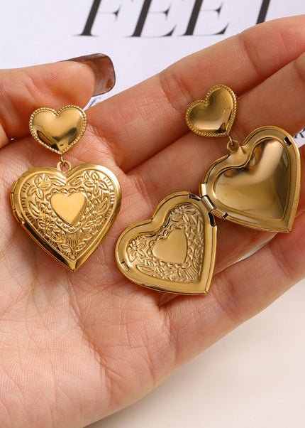 Jieding European and American titanium steel stud earrings light luxury high-end earrings earrings do not fade ear jewelry stainless steel cross-border