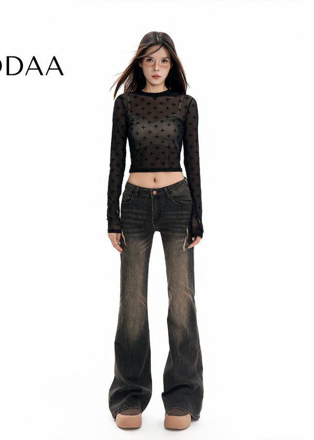 Tide Draped Low-Rise Skinny Jeans for Women - Women’s Jeans