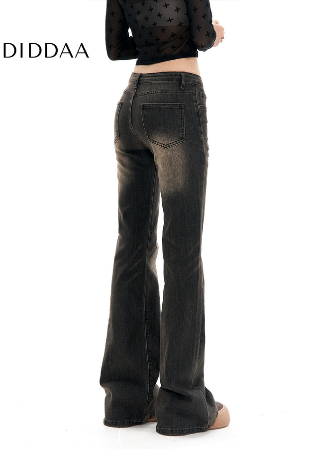 Tide Draped Low-Rise Skinny Jeans for Women - Women’s Jeans