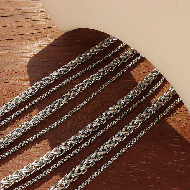 Personality fashion versatile couple keel chain accessories ins fashion trend geometric double layer bracelet manufacturers wholesale