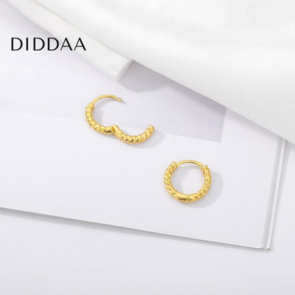 Unique Earrings | Gold Simple Cute Hoop Earrings - Gold - Earrings