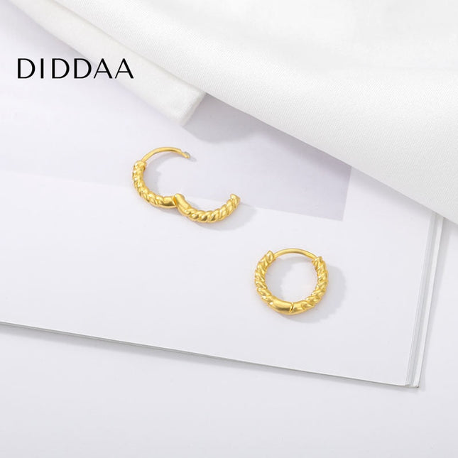 Unique Earrings | Gold Simple Cute Hoop Earrings - Gold - Earrings