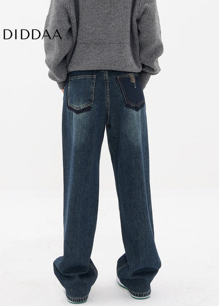 Vintage Blue High Waist Fleece Jeans for Women - Women’s Jeans