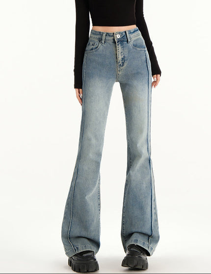 Vintage Blue High-Waisted Bootcut Jeans Women’s Spring 2025 - Women’s Jeans