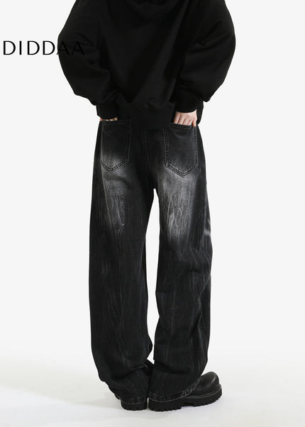 Vintage Washed Loose Fit Jeans for Men and Women - Men’s Jeans