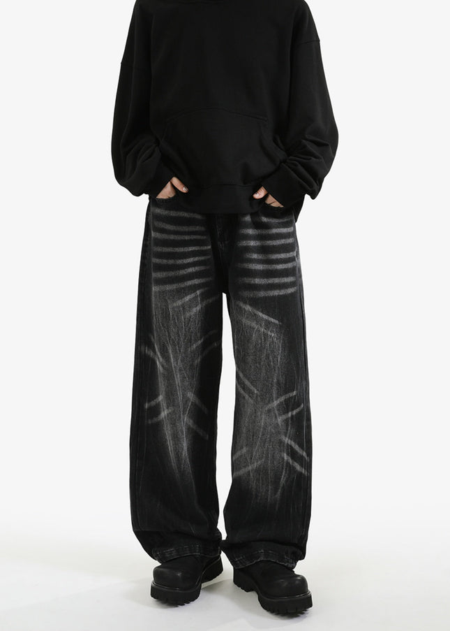 Vintage Washed Loose Fit Jeans for Men and Women - Men’s Jeans