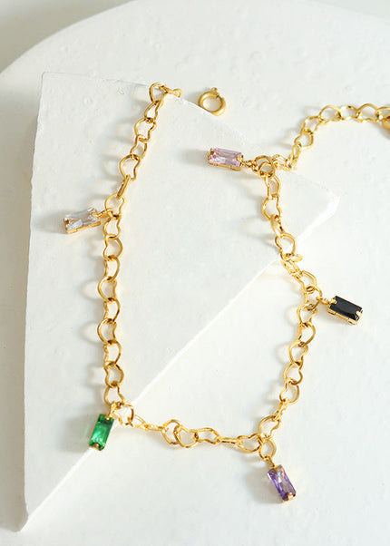 Autumn and winter Korean version of the fashion trend, versatile titanium steel gold-plated bracelet, personalized campus style bracelet manufacturers, exquisite women