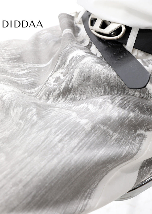 Washed Blue Distressed Wide Leg Jeans for Men - Men’s Jeans