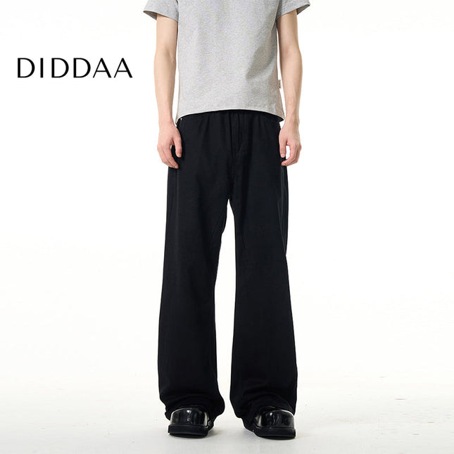 White High-Quality Loose Fit Wide-Legged Jeans - S / Black - Women’s Jeans