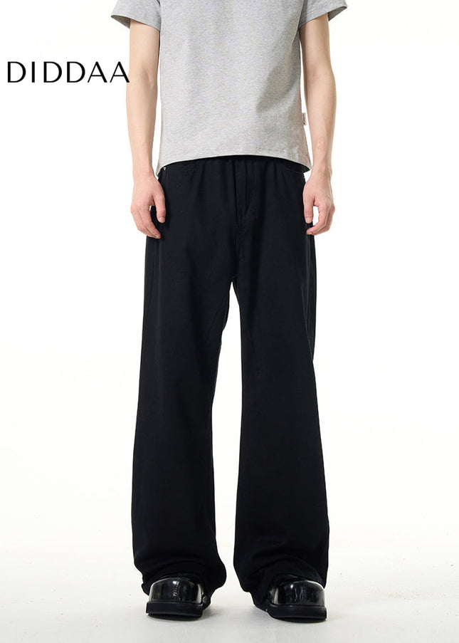 White High-Quality Loose Fit Wide-Legged Jeans - Women’s Jeans