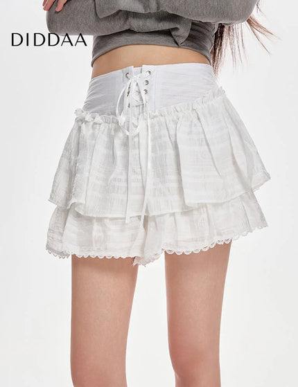White High-Waisted Slim A-Line Skirt for Cool Girls - S / Black - Skirts