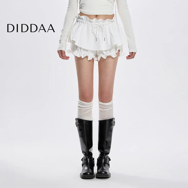 White High-Waisted Slim A-Line Skirt for Hot Girls - S / White - Skirts