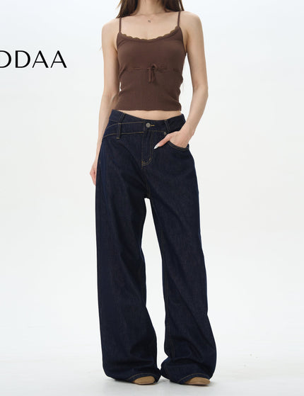 White Relaxed Fit High-Quality Men’s Jeans - S / Dark Blue - Women’s Jeans