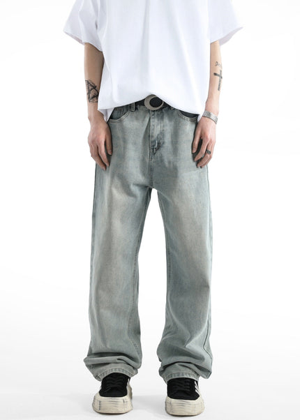 Yellow Clay Dyed Cleanfit High Street Jeans - Men’s Jeans