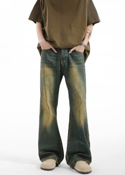 Yellow Distressed High Street Jeans for Men and Women - Men’s Jeans